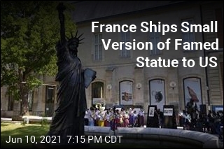 France Ships Small Version of Famed Statue to US