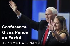 Conference Gives Pence an Earful