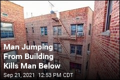Man Jumping From Building Kills Man Below