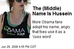 The (Middle) Name Is Hussein