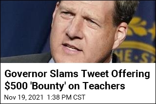 NH Governor Slams Tweet on &#39;CRT Bounty&#39; for Teachers