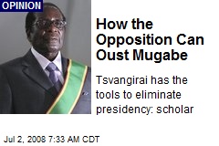 How the Opposition Can Oust Mugabe