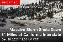 Big Storm Causes 20-Car Pileup in Nevada