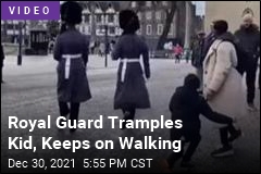 Royal Guard Tramples Kid, Keeps on Walking