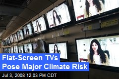 Flat-Screen TVs Pose Major Climate Risk