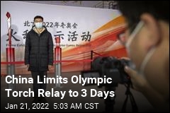 Beijing Torch Relay Will Last Just 3 Days