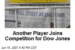 Another Player Joins Competition for Dow Jones