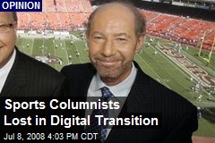 Sports Columnists Lost in Digital Transition