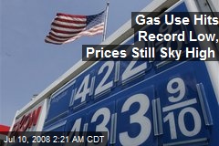 Gas Use Hits Record Low, Prices Still Sky High