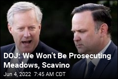 Meadows, Scavino Escape Contempt Charges From DOJ