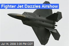 Fighter Jet Dazzles Airshow