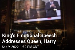 King&#39;s Emotional Speech Addresses Queen, Harry