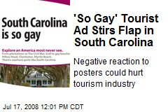 'So Gay' Tourist Ad Stirs Flap in South Carolina