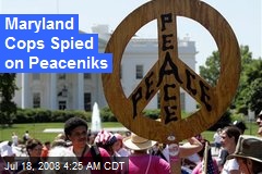 Maryland Cops Spied on Peaceniks