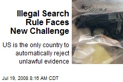 Illegal Search Rule Faces New Challenge