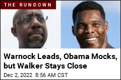 Warnock Leads, Obama Mocks, but Walker Stays Close