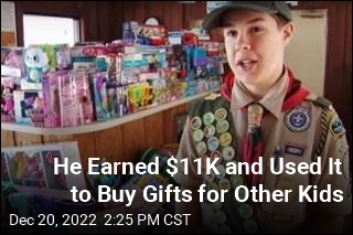 He Earned $11K and Used It to Buy Gifts for Other Kids