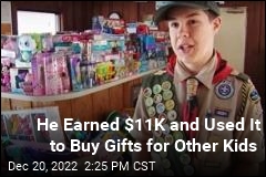 He Earned $11K and Used It to Buy Gifts for Other Kids