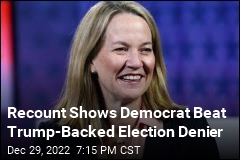 Recount Shows Democrat Beat Trump-Backed Election Denier