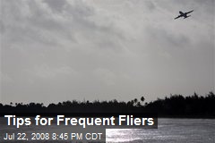 Tips for Frequent Fliers