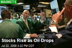 Stocks Rise as Oil Drops
