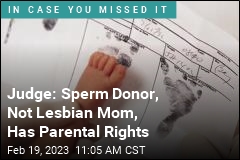 Judge: Sperm Donor, Not Lesbian Mom, Has Parental Rights