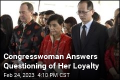 Congresswoman Answers Questioning of Her Loyalty