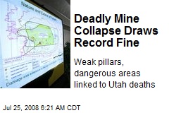 Deadly Mine Collapse Draws Record Fine