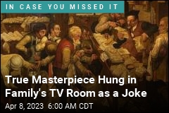 True Masterpiece Hung in Family&#39;s TV Room as a Joke