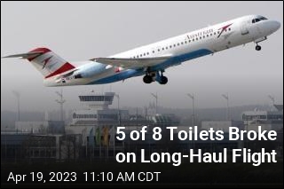 5 of 8 Toilets Broke on Long-Haul Flight