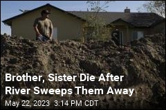 Closed River Sweeps Away Brother and Sister