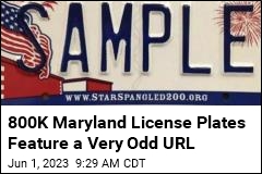 800K Maryland License Plates Feature a Very Odd URL