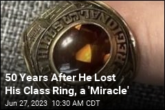 50 Years After He Lost His Class Ring, a &#39;Miracle&#39;