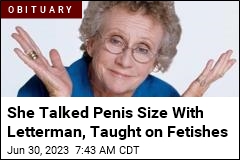 She Talked Penis Size With Letterman, Taught on Fetishes