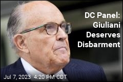 DC Panel: Giuliani Deserves Disbarment
