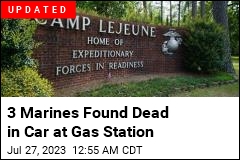 3 Marines Found Dead in Car at Gas Station