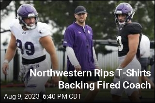 Northwestern Rips T-Shirts Backing Fired Coach