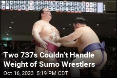 Sumo Wrestlers Were Too Heavy for 2 Flights