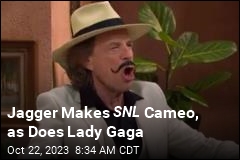 Jagger Makes SNL Cameo, First Time on Show Since 1986