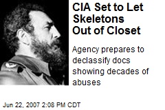 CIA Set to Let Skeletons Out of Closet