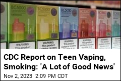CDC Report on Teen Vaping, Smoking: &#39;A Lot of Good News&#39;