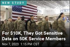 Data of Service Members Sold Online for 12 Cents