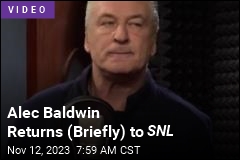 Alec Baldwin Returns (Briefly) to SNL