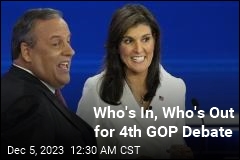 Who&#39;s In, Who&#39;s Out for 4th GOP Debate