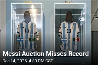 Messi Auction Misses Record