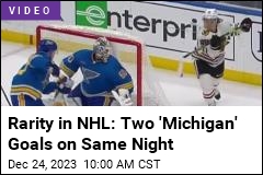Rarity in NHL: Two &#39;Michigan&#39; Goals on Same Night