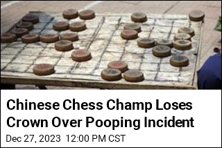 Chinese Chess Champ Loses Crown Over Pooping Incident