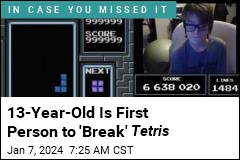 13-Year-Old Is First Person to &#39;Break&#39; Tetris