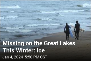 Great Lakes Ice Cover at 50-Year Low
