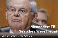Menendez Claims He Was Subject to Illegal Searches